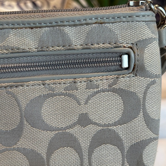 Coach Signature Wristlet - Light Gray - Picture 11 of 11